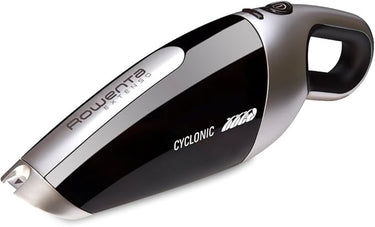 Rowenta Extenso Cyclonic AC476901 - Aspirador de mano sin cables, 7.2 V de potencia, autonomía 16 min, sistema ciclónico, boquilla para ranuras integrada, base de carga incluida